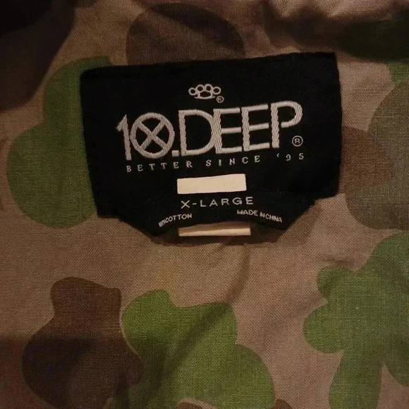 10.Deep Mens Denim Vest Size XL - Picture 3 of 7